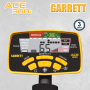 De nombreuses informations apparaissent sur l'écran LCD du Garrett Ace 300i dont la conductivité du métal détecté.
