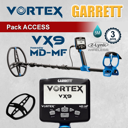 Vortex VX9 Garrett et Pack Access
