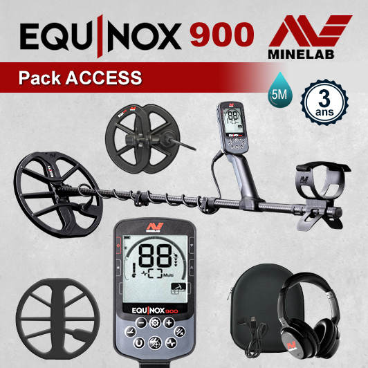 Equinox 900 Minelab et Pack Access