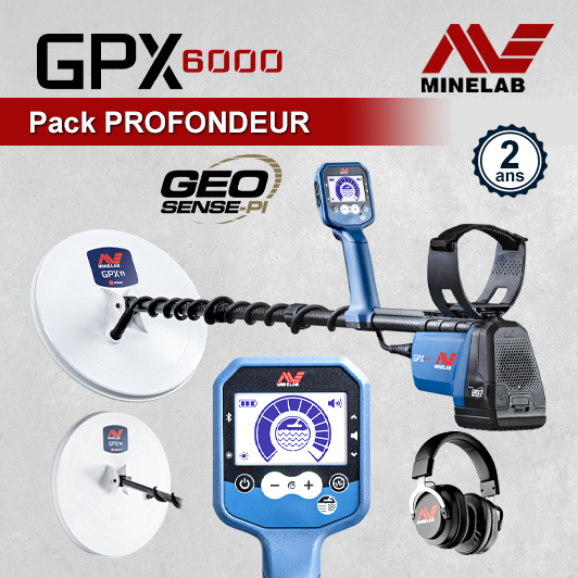 GPX 6000 Minelab et Pack Profondeur