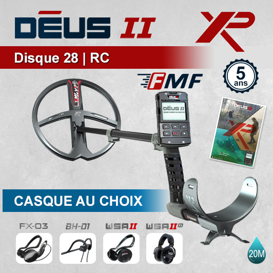 Deus 2 RC Custom XP et Disque 28 cm FMF